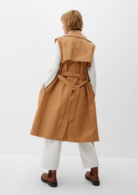 s.Oliver Funktionsweste Trench-Weste aus Twill