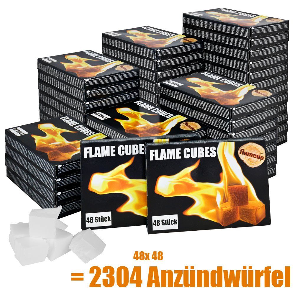 Grillanzünder 2304 x Grill Kamin Kohle Ofen Anzünder Anzündwürfel Kaminanzünder BBQ