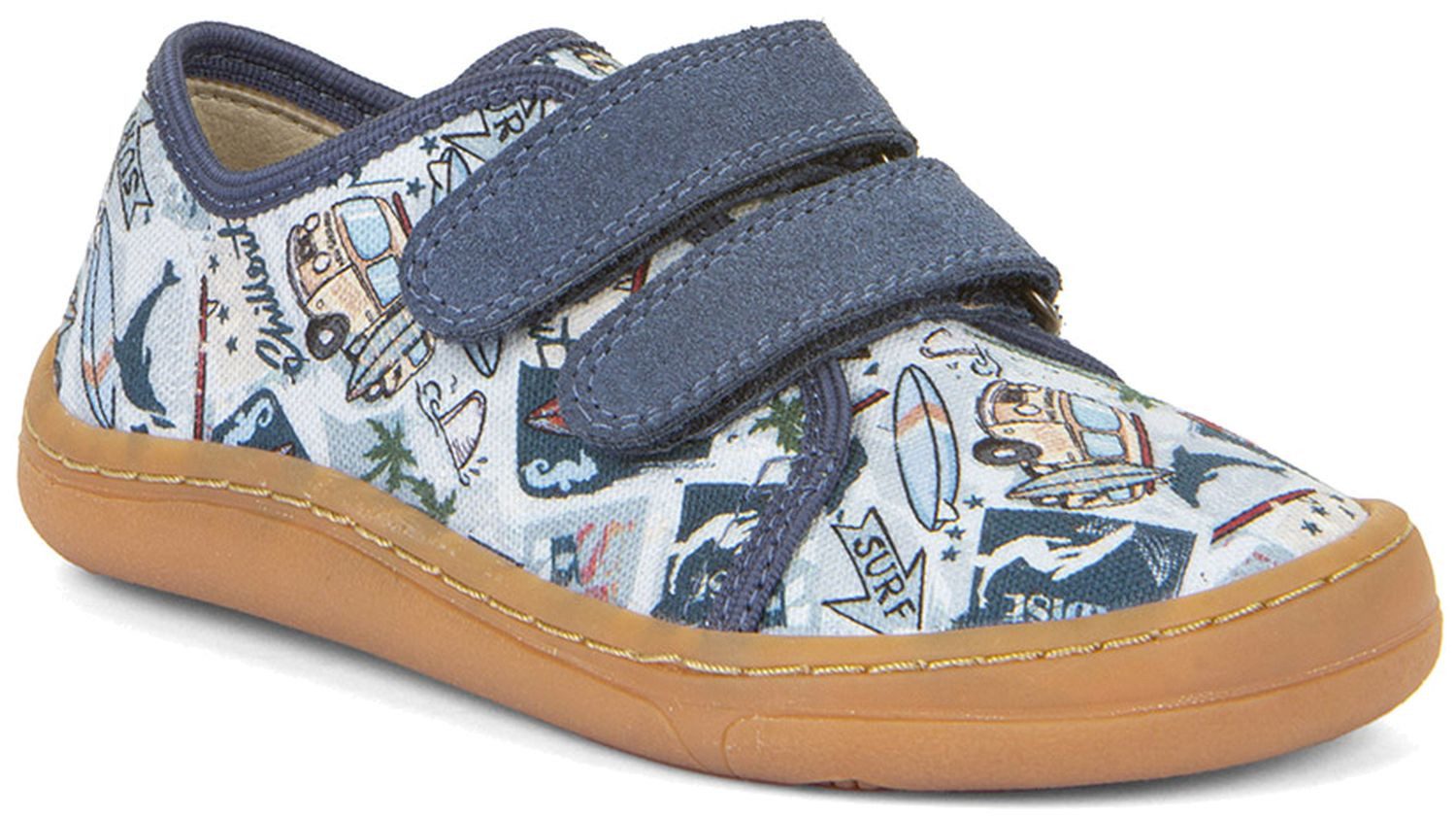 froddo® Froddo Barefoot Canvas Light Blue Schnürschuh