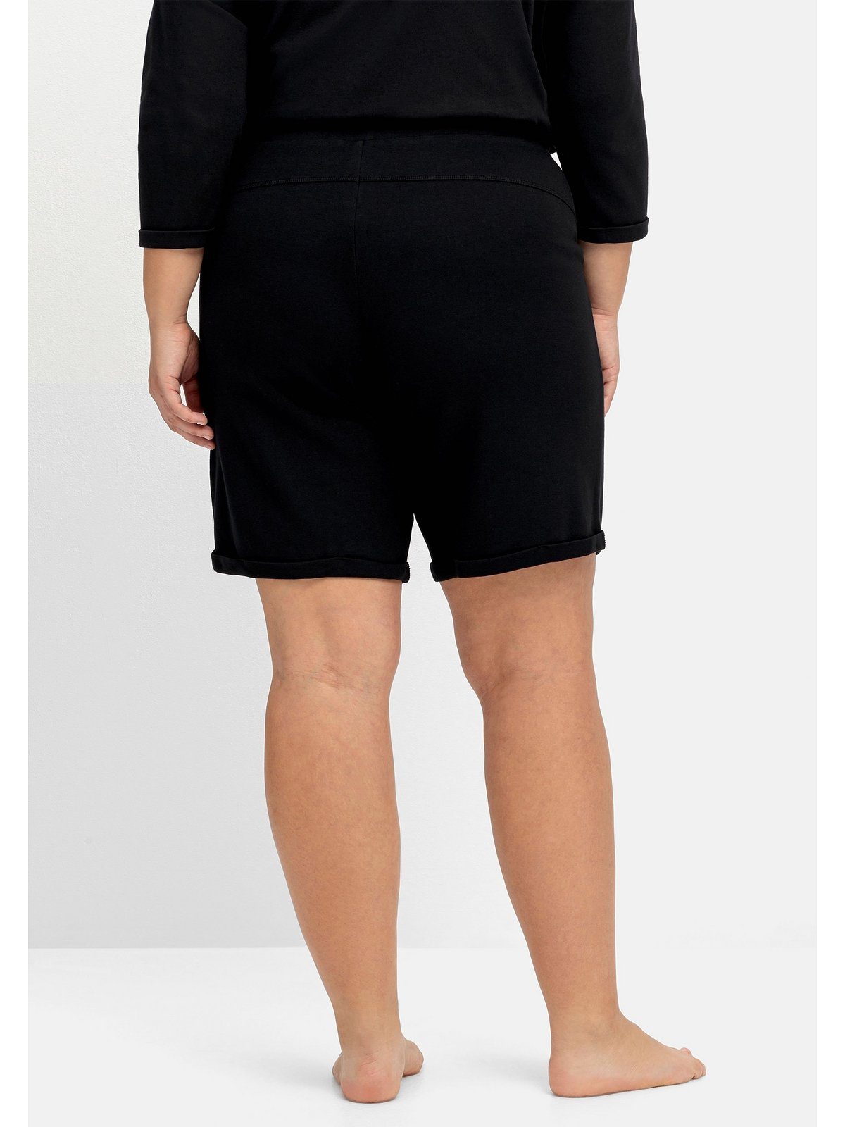 Sheego Relaxhose Große Größen mit elastischem Bund und Taschen | Shorts