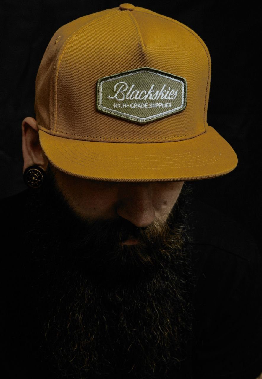 Blackskies Snapback Cap Cap Snapback - Osis Mustard