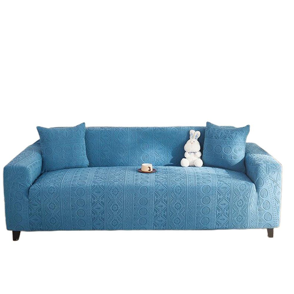 Diwzbyn Sofahusse Stretch-Sofabezug Elastisch Couch Sesselbezug mit dezentem Muster