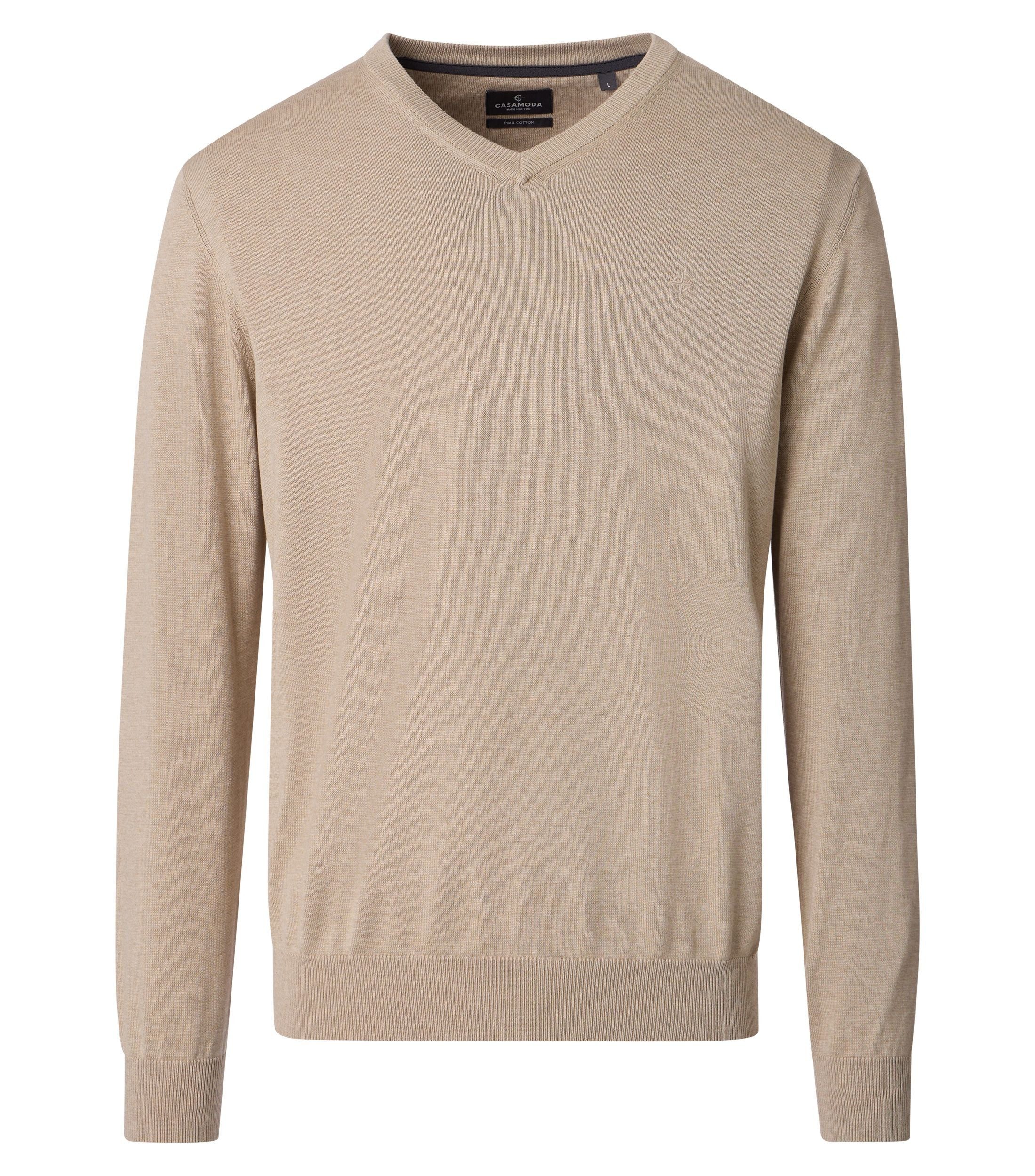 V-Ausschnitt-Pullover Basic