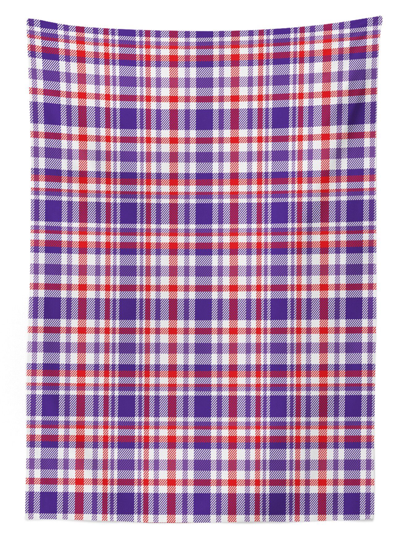 Abakuhaus Tischdecke Farbfest Waschbar Checkered Außen Schottenkaro Farben, Bicolor Klare geeignet Abstrakt den Für Bereich