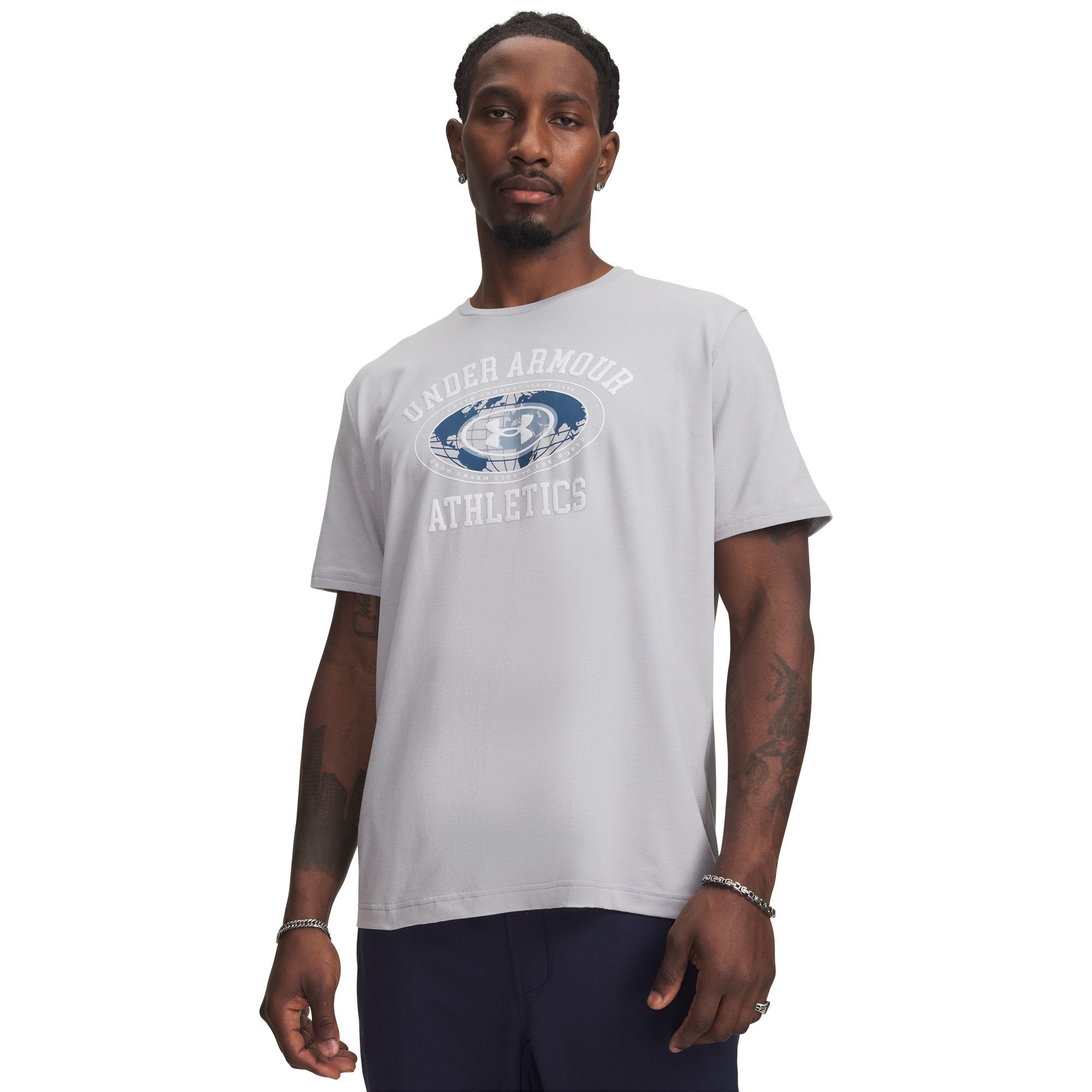 Under Armour® T-Shirt Under Armour Herren T-Shirt UA M 60/40s Armor Globe SS 6009261