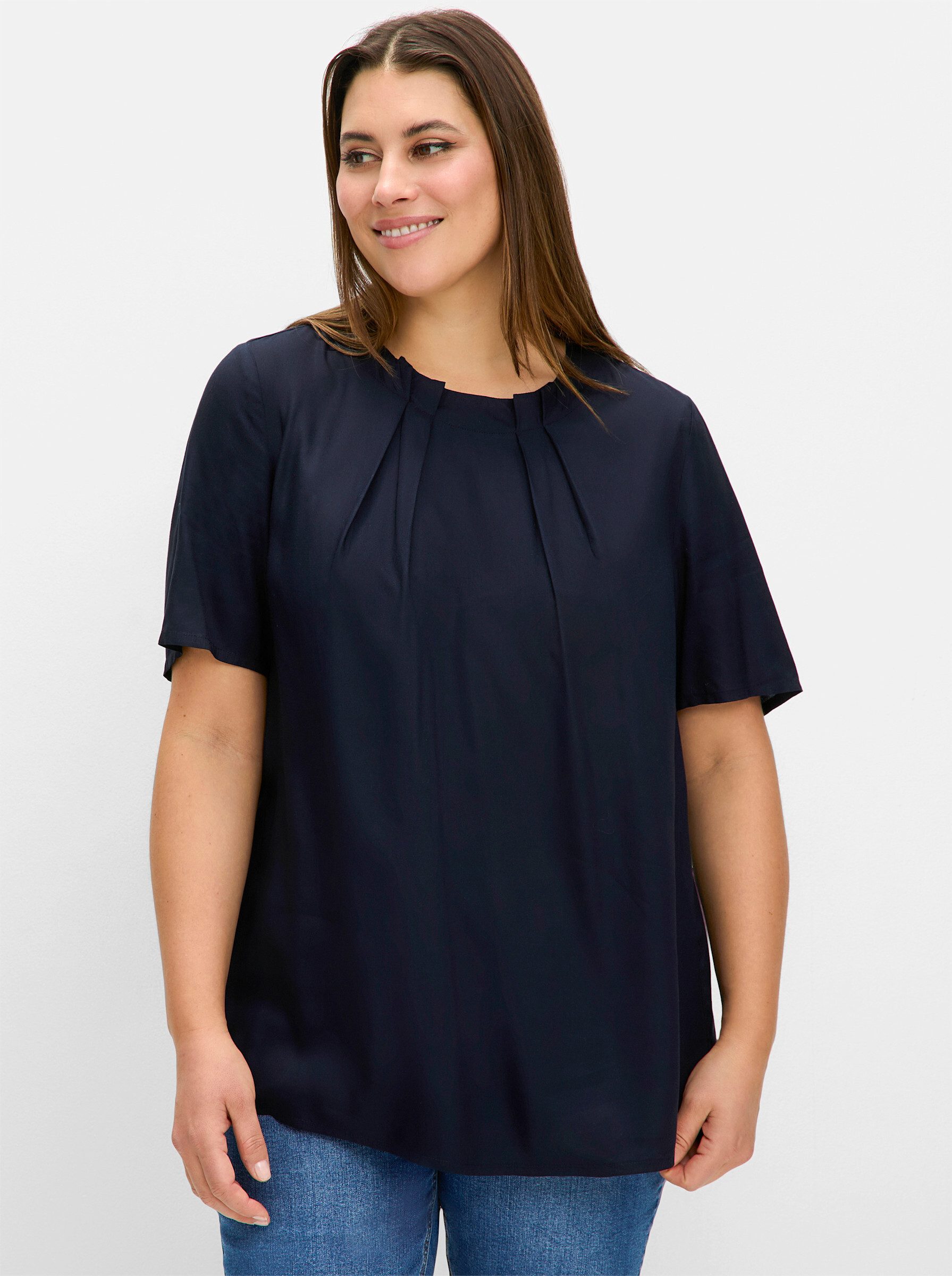 Sheego Klassische Bluse Tunika günstig online kaufen
