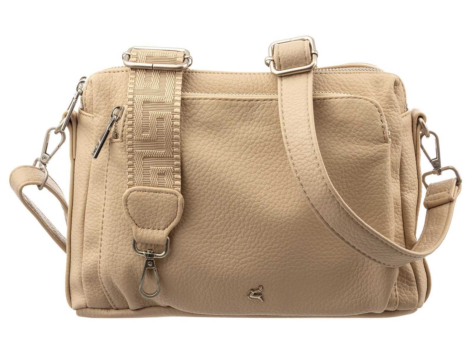 Prato Umhängetasche S950-G LM Joyce Umhängetasche genarbtes PU (Stück, 1-tlg., 1), genarpte Optik