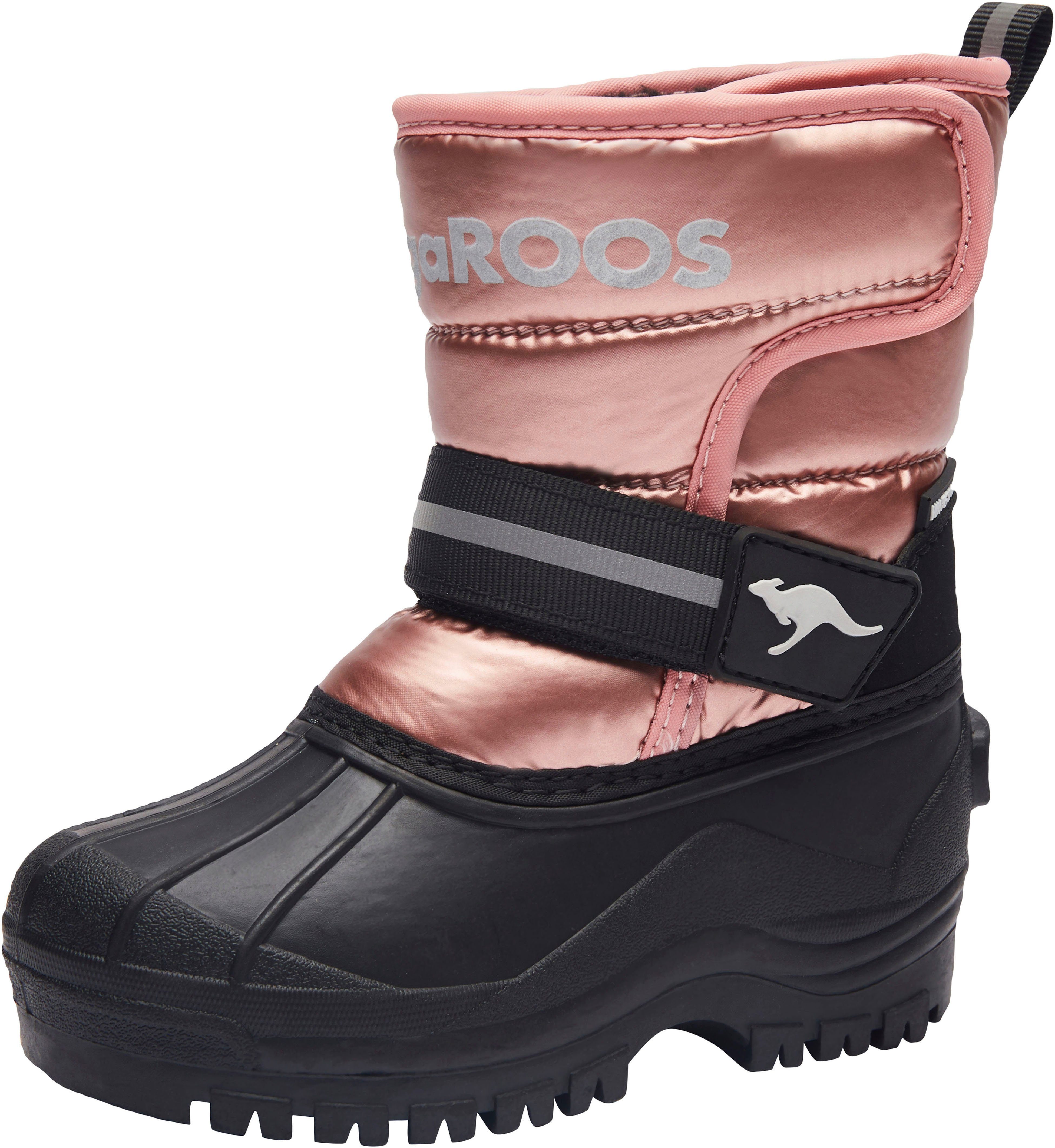 KangaROOS K-Shell II Metallic Winterstiefel Snowboots, Winterboots, Winterschuhe, gefüttert und reflektierend