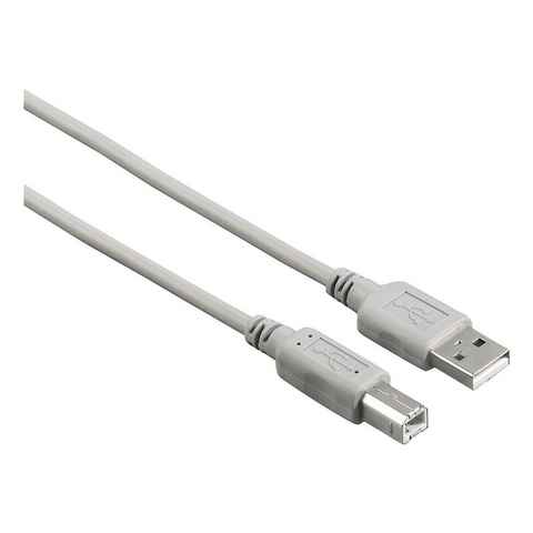 Hama USB-Kabel, USB-A / USB-B, Stecker (500 cm)