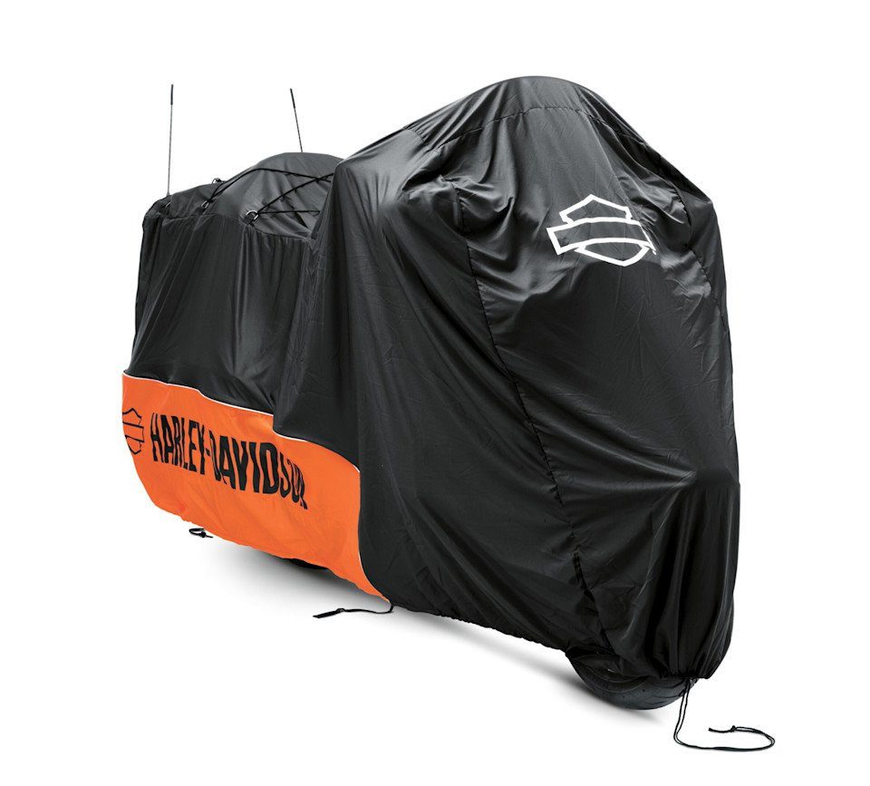 HARLEY-DAVIDSON Schutzplane, Harley-Davidson Motorrad Abdeckplane Groß - innen