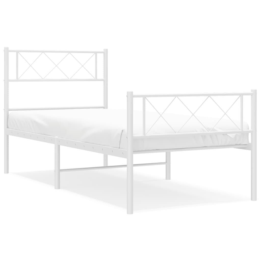 vidaXL Bett Bettgestell mit Kopf- und günstig online kaufen