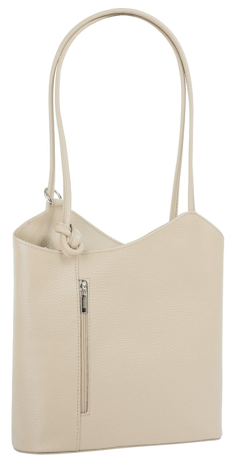 Cluty Cityrucksack, echt Leder, Made in Italy