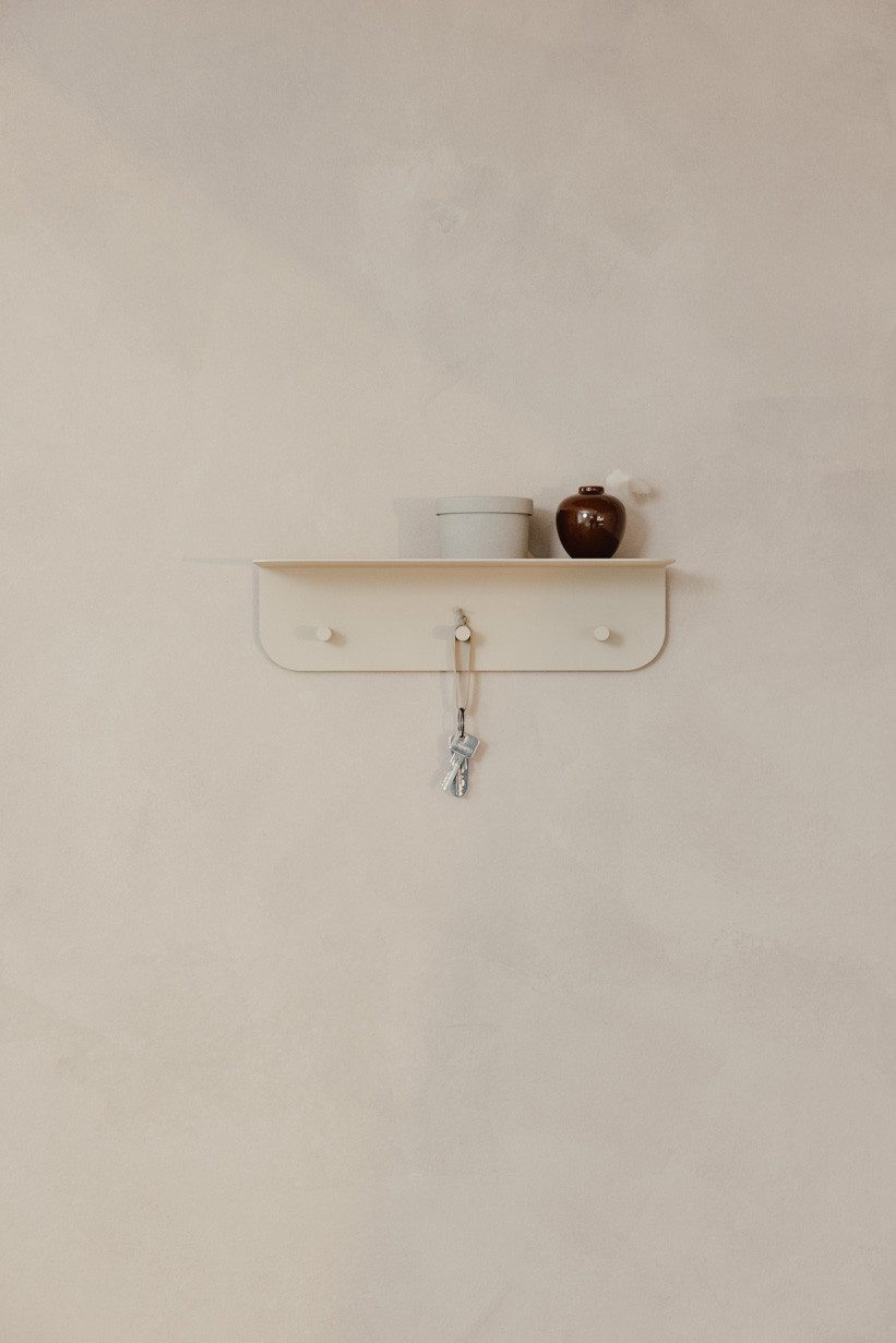 Metallbude Wandgarderobe MALOU, verschiedene Größen, ideal für Flur, Kinderzimmer