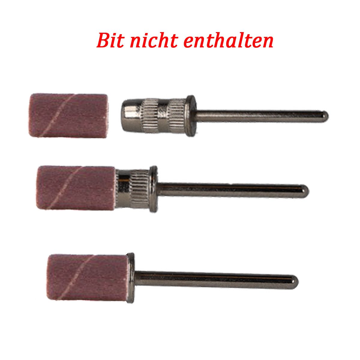 Sun Garden Nails Nageldesign Zubehör 100 Nagelfräser Aufsätze Schleifhülsen Schleifkappen 180# Körnung Fein – Bild 3 von 5