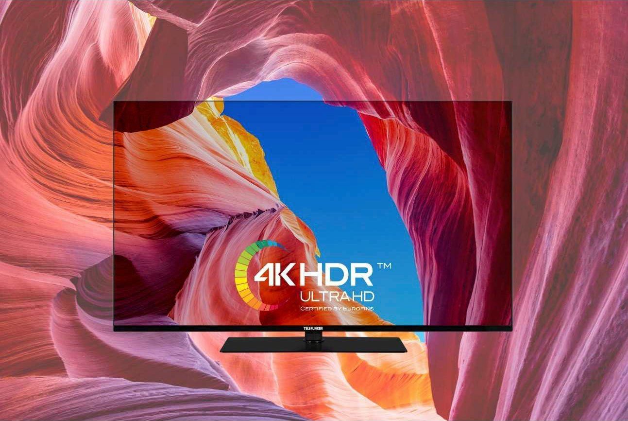 D43V950M2CWH Atmos,USB-Recording,Google Ultra HD, Assistent,Android-TV) cm/43 LED-Fernseher Dolby Smart-TV, Zoll, (108 4K Telefunken