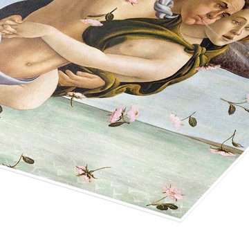 Posterlounge Poster Sandro Botticelli, Geburt der Venus, die Engel, Malerei