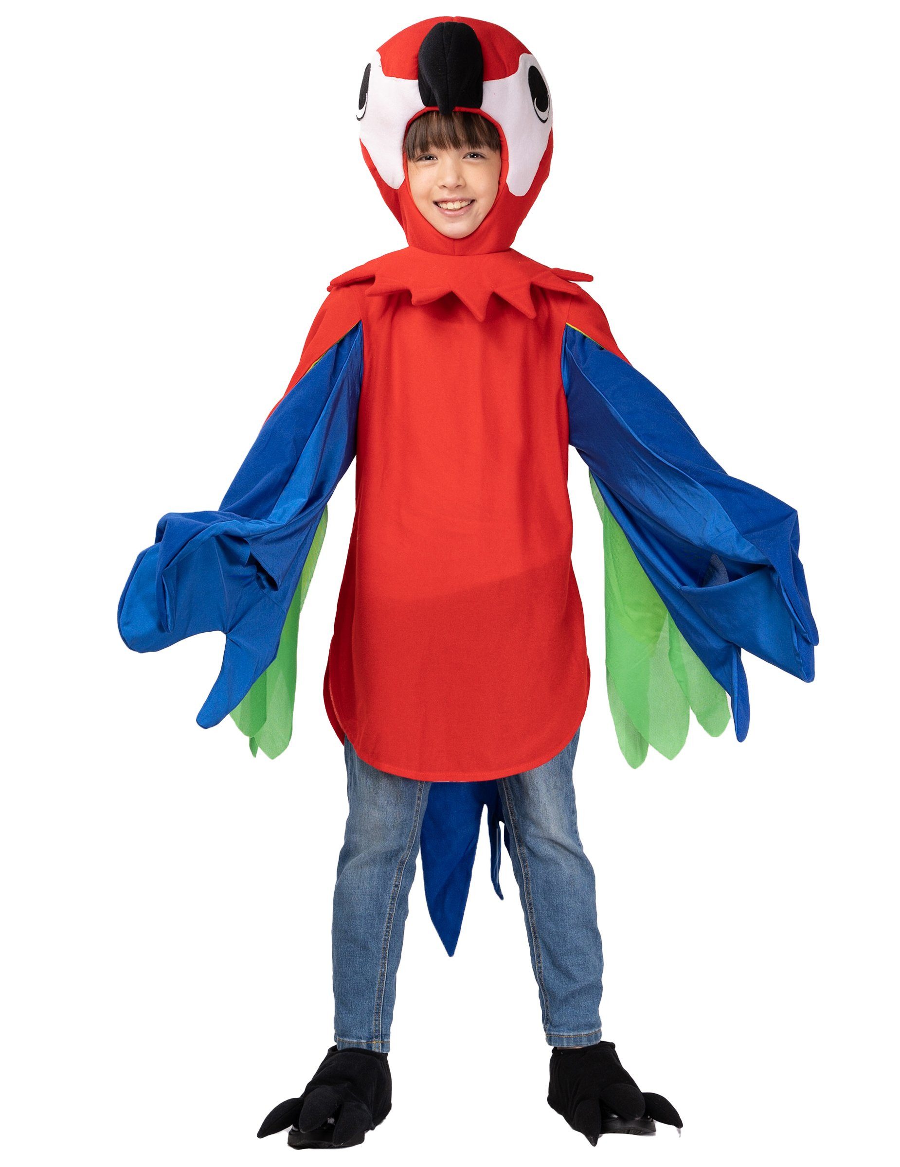 Kostüm Papageienkostüm für Kinder