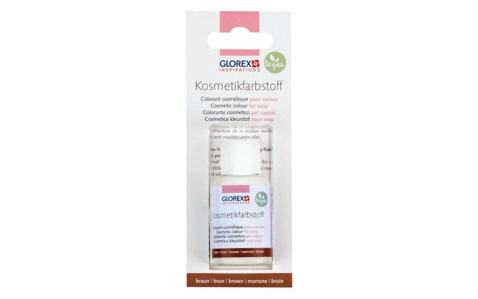 Glorex Bastelnaturmaterial Glorex Seifen-Kosmetik-Farbstoff braun 20 ml