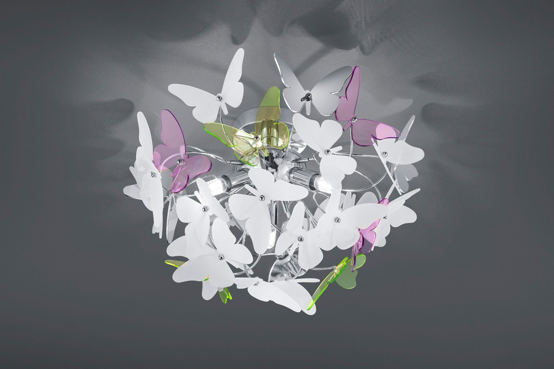 Reality Leuchten Deckenleuchte Butterfly, Deckenlampe in günstig online kaufen