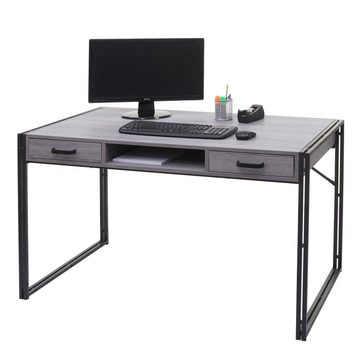 MCW Schreibtisch MCW-A27-, Inklusive 2 Schubladen, Oberfläche und Innenflächen mit 3D-Struktur