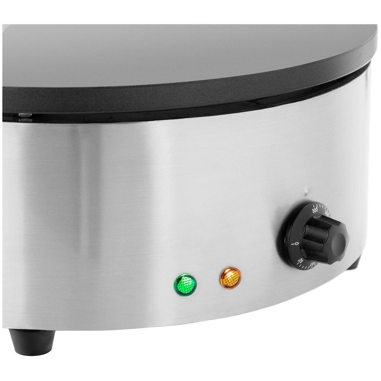 Royal Catering Crêpesmaker Crepeseisen 40 cm Crepes Gerät Rund Profi, 3000 W