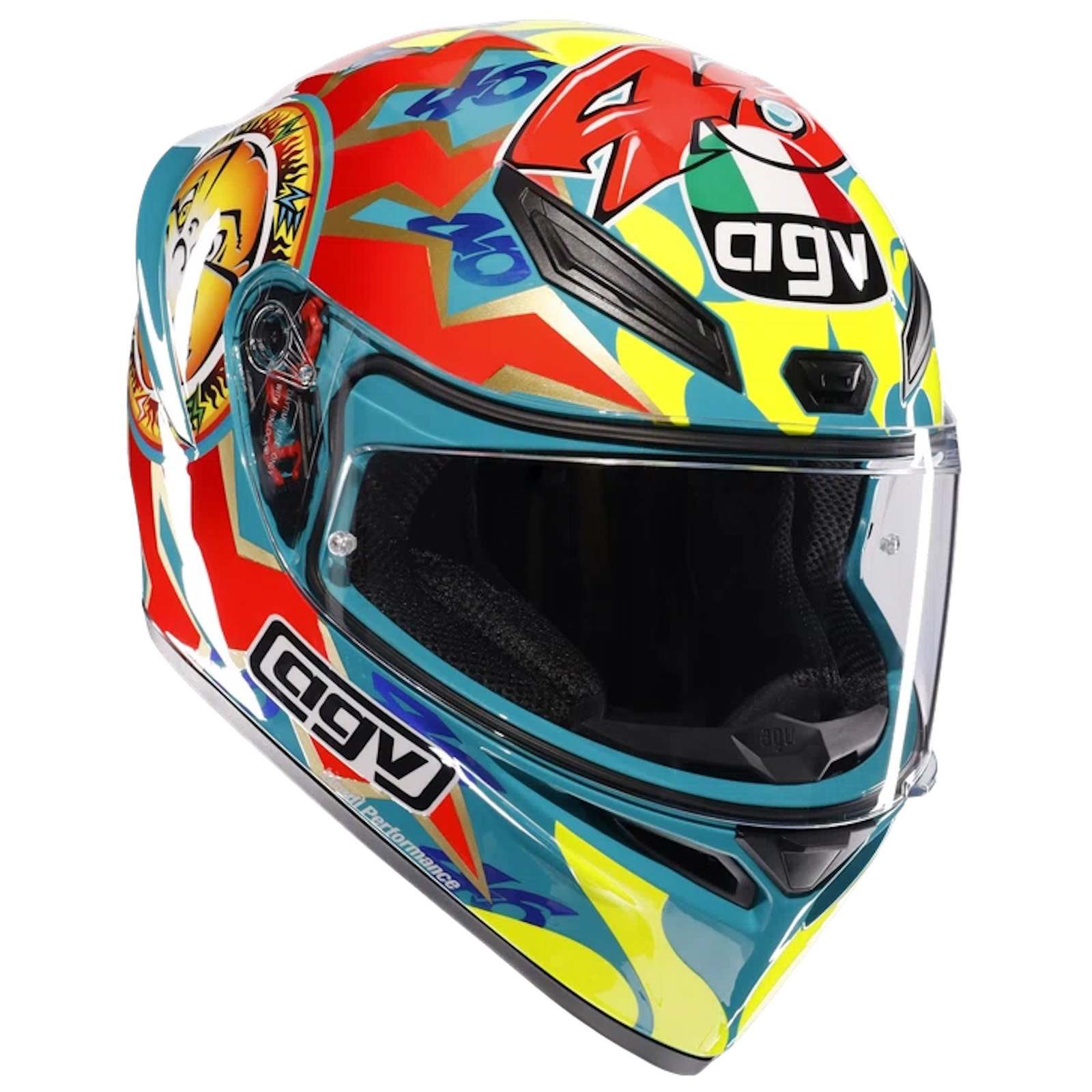 AGV Motorradhelm AGV K1 S Integralhelm Rossi Mugello 1999 (1er Set)