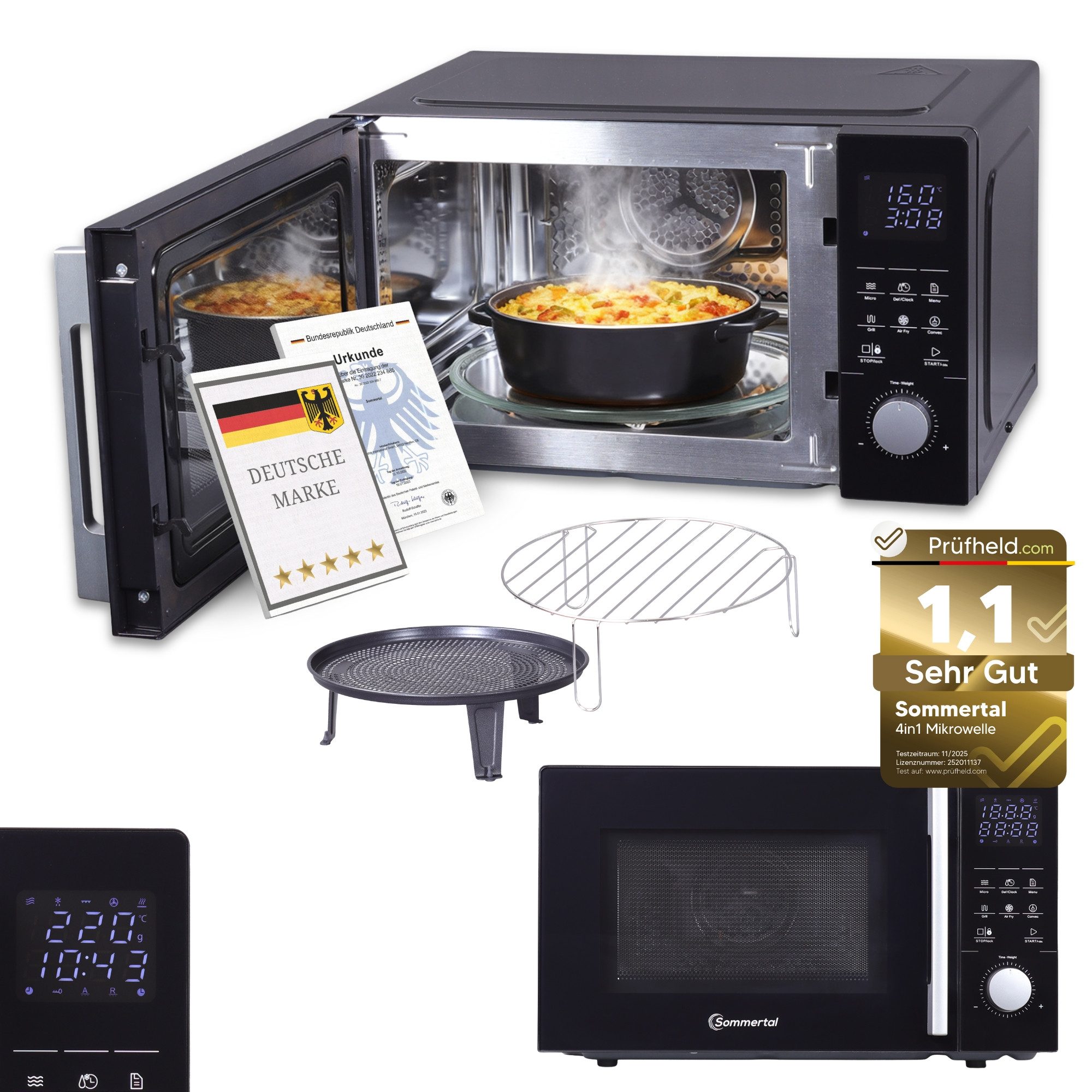 Sommertal 4-in-1 Mikrowelle