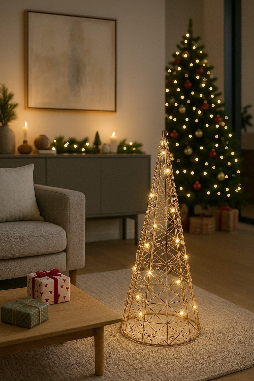 I.GE.A. LED-Dekofigur LED-Pyramide, Dekofigur Weihnachtspyramide Weihnachts günstig online kaufen