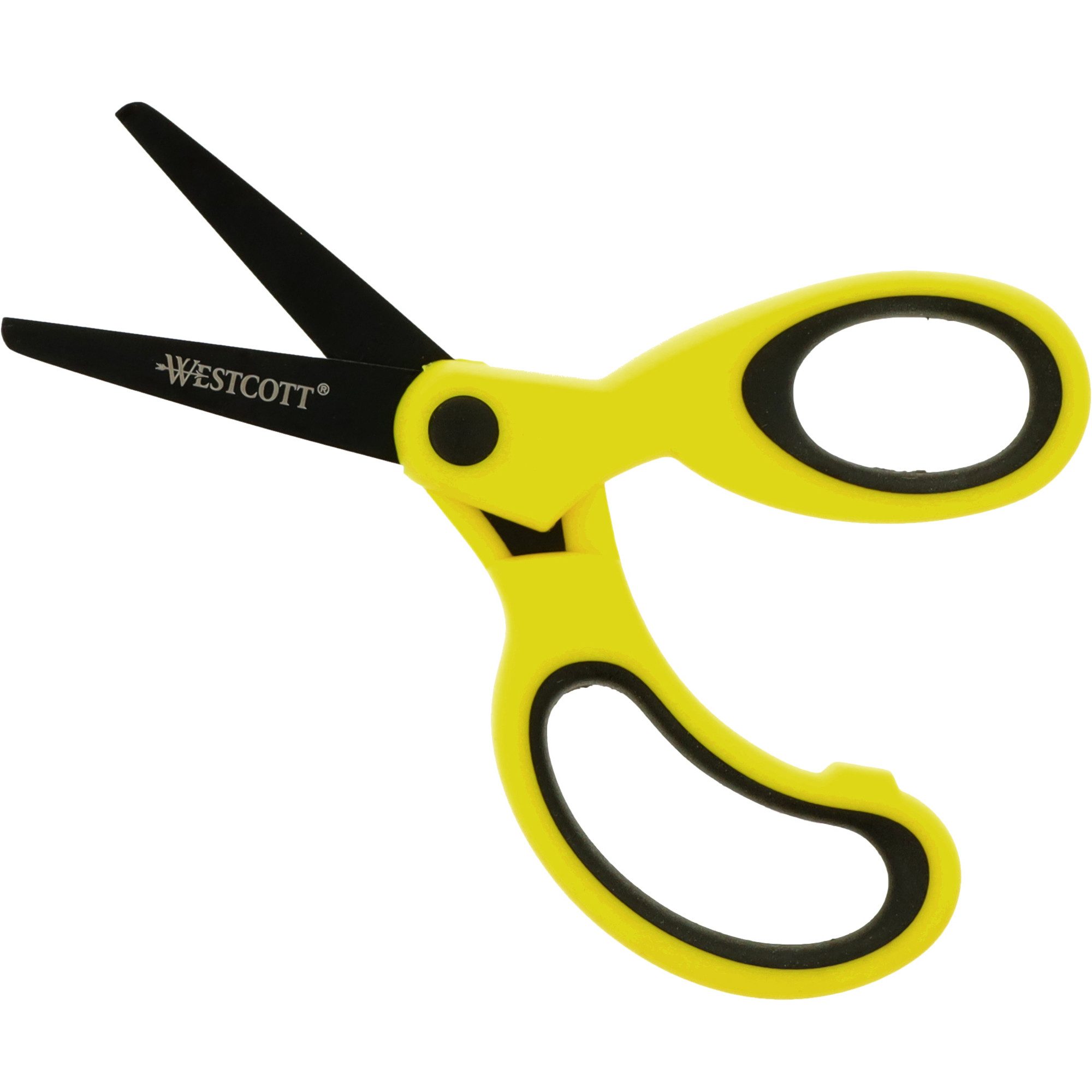 Thumbnail - WESTCOTT Papierscheren Kinderschere KidsNEON E-21563 00 runde Spitze 13cm gelb