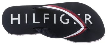 Tommy Hilfiger ESSENTIAL CORP MID FLIP FLOP Zehentrenner mit gestreifter Bandage