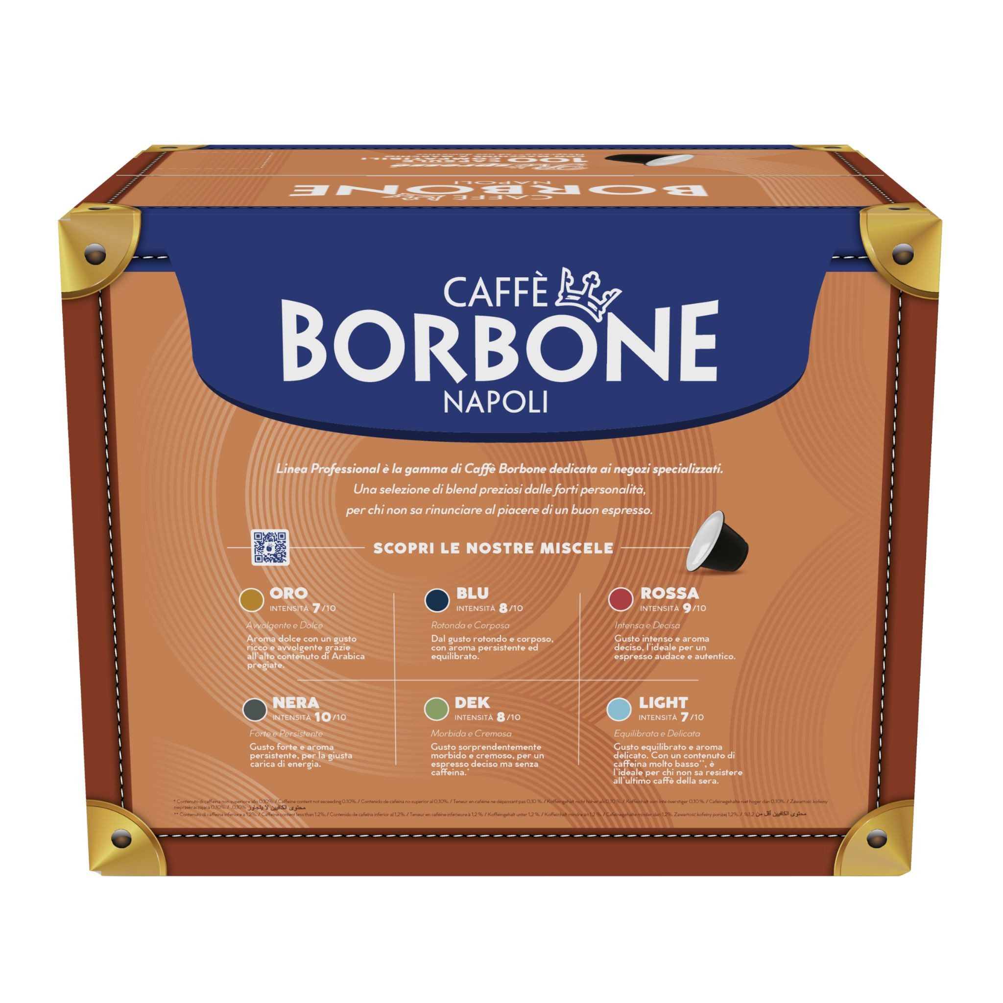 Caffè Borbone Kaffee Caffè Borbone Respresso, Gold-Kaffeemischung - 100 Kapseln, 1 x (Kompatibel mit Nespresso®* Haushalts-Espressomaschinen)