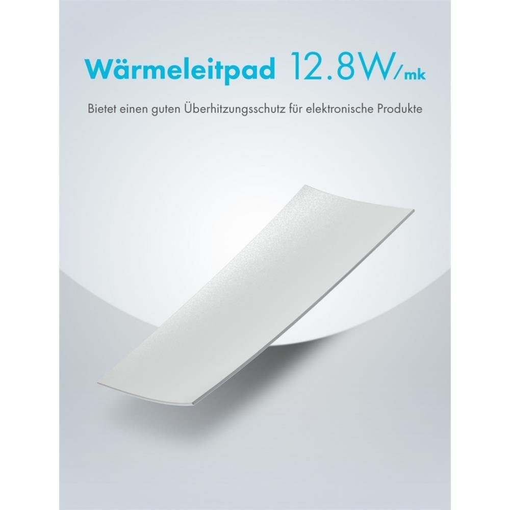 GRAUGEAR Wärmeleitpaste G-TMP-13W, Universal Wärmeleitpad für CPU oder Speicher 12.8W / mk 100x45x1mm