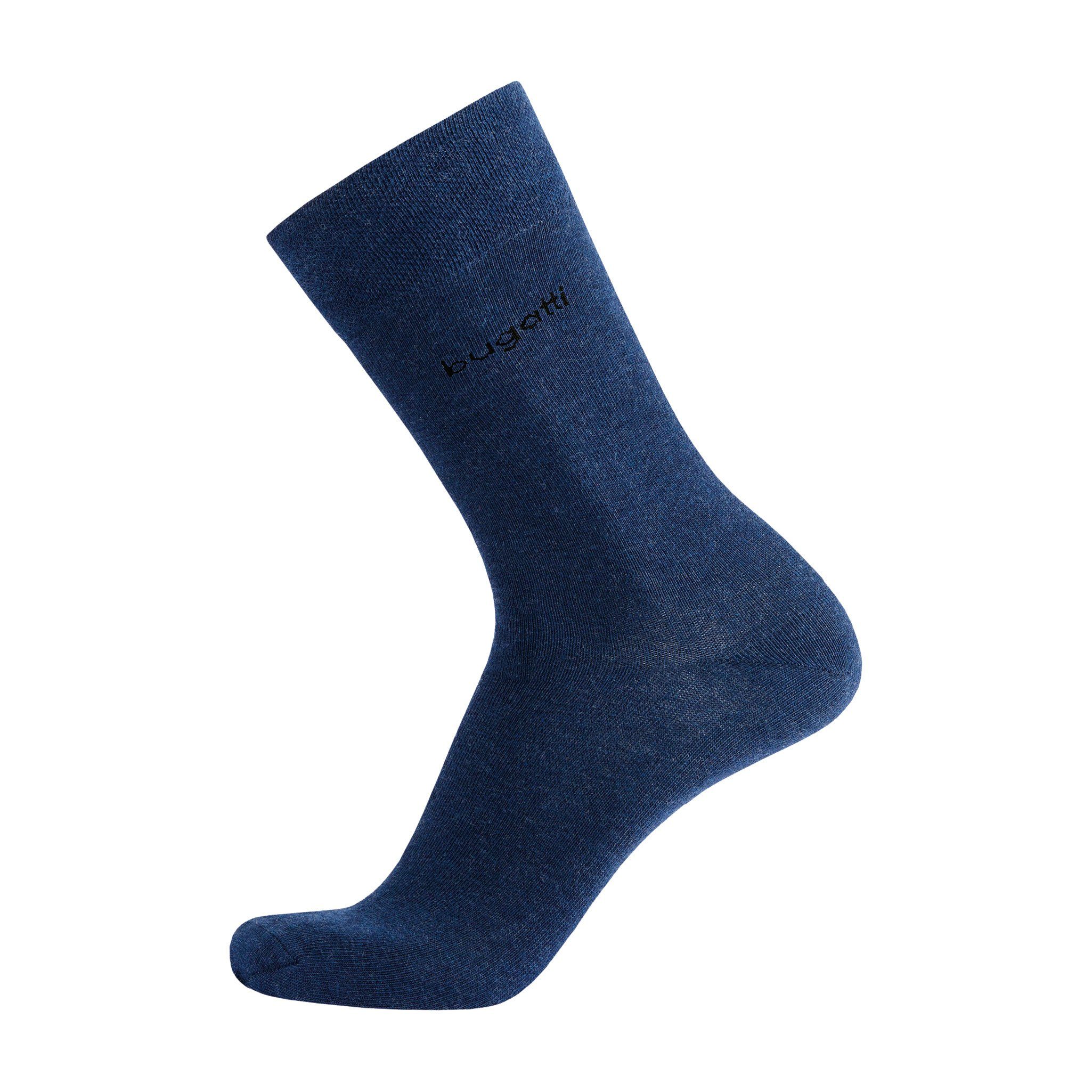bugatti Socken bugatti Herren Socken 4er Pack uni basic Farben rot, indigo melange bugatti Herren Socken 4er Pack uni basic Farben rot, indigo melange