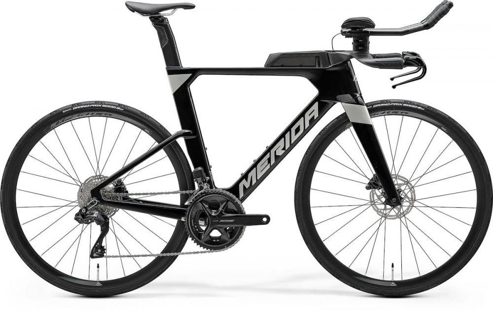 Merida Cityrad Merida TIME WARP TRI 5000 IV1 M BLACK(TITAN) - aerodynamisches Triathl