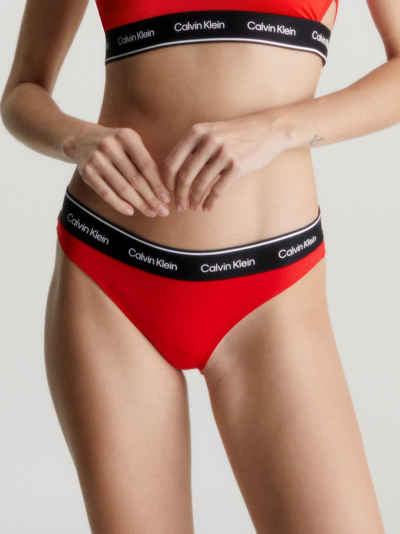 Calvin Klein Swimwear Bikini-Hose BIKINI mit Logobund