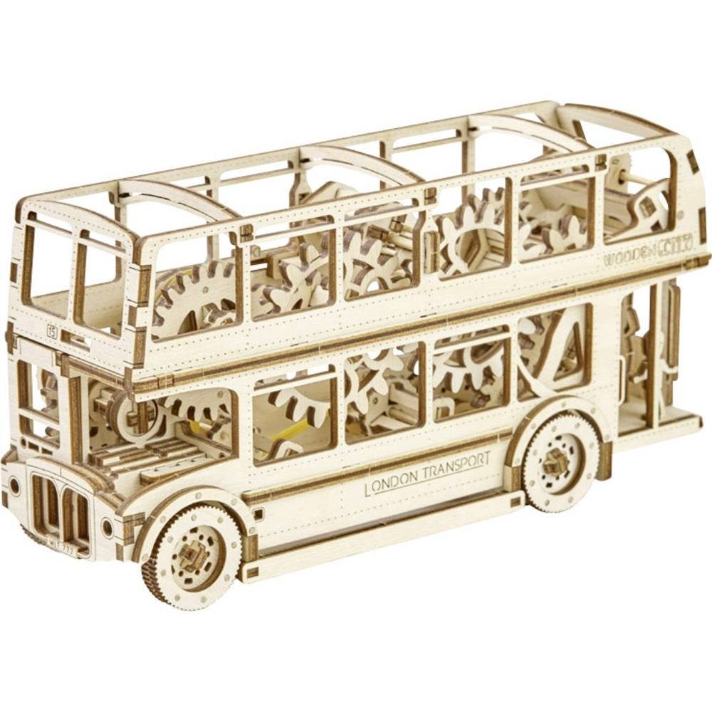 Holzbausatz London Bus, Puzzleteile City 3D-Puzzle Wooden