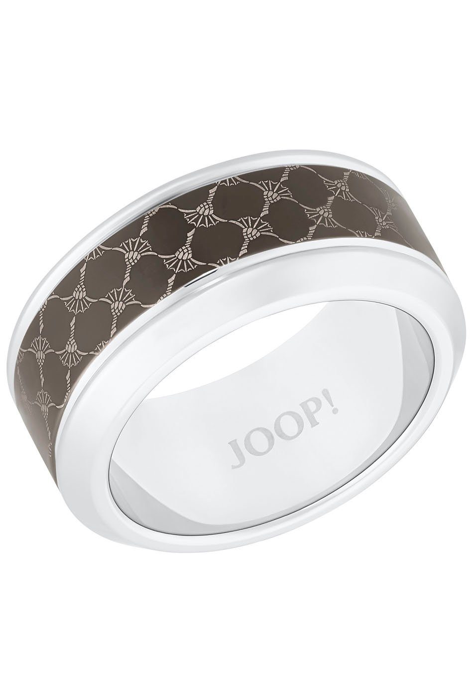 Ring, 2036808/-09/-10/-11, Joop! verziert der mit markentypischen JOOP! Herren Kornblume Fingerring