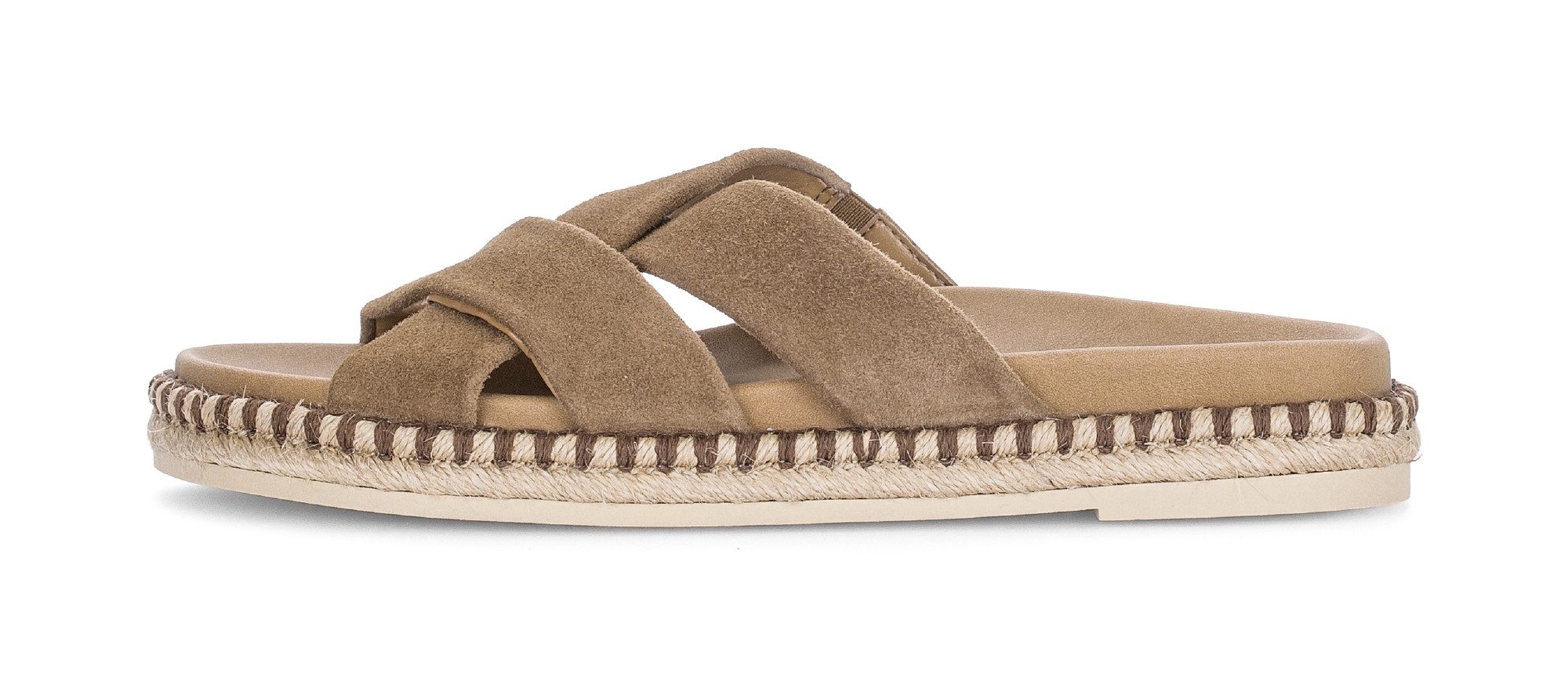 Gabor Pantolette Plateau, Sommerschuh, Schlupfschuh in modischer Optik