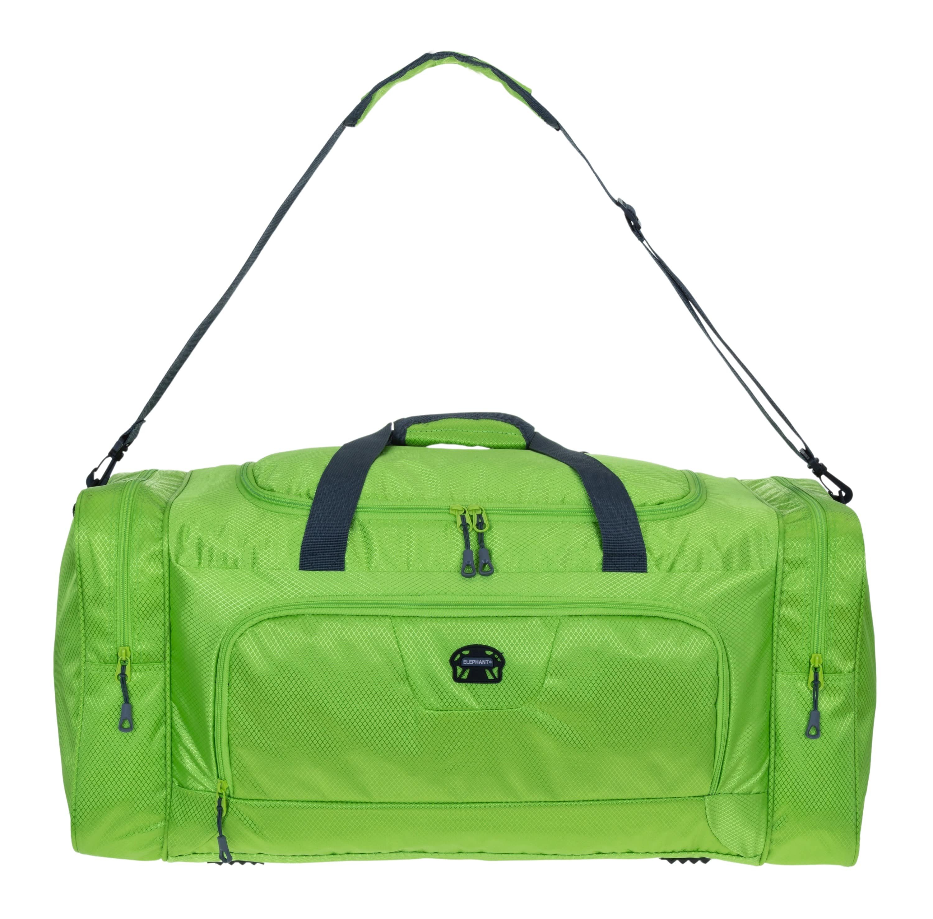 ELEPHANT Sporttasche groß Saunatasche Reisetasche Trainer XL 69 cm, 55 Liter Gym Tasche Fußballtasche XXL + Trinkflasche