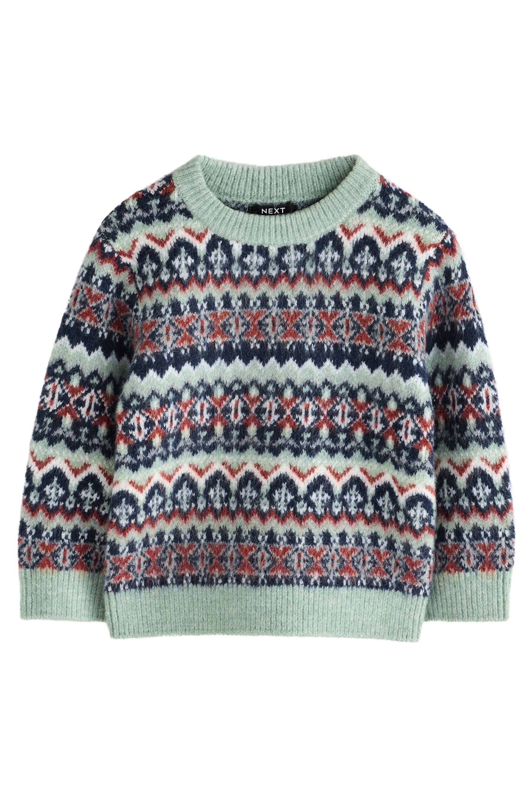 Next Strickpullover Strickpullover mit Fair-Isle-Muster (1-tlg) günstig online kaufen