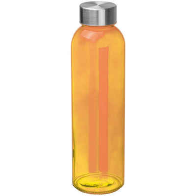 Livepac Office Trinkflasche Trinkflasche / aus Glas / Füllmenge: 500ml / Farbe: orange