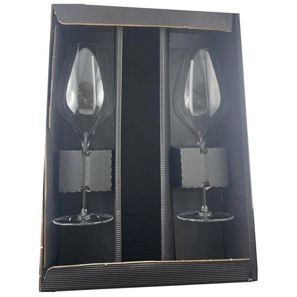 Champagnerglas Lallement N°4 40cl mundgeblasen im 2er Geschenkkarton