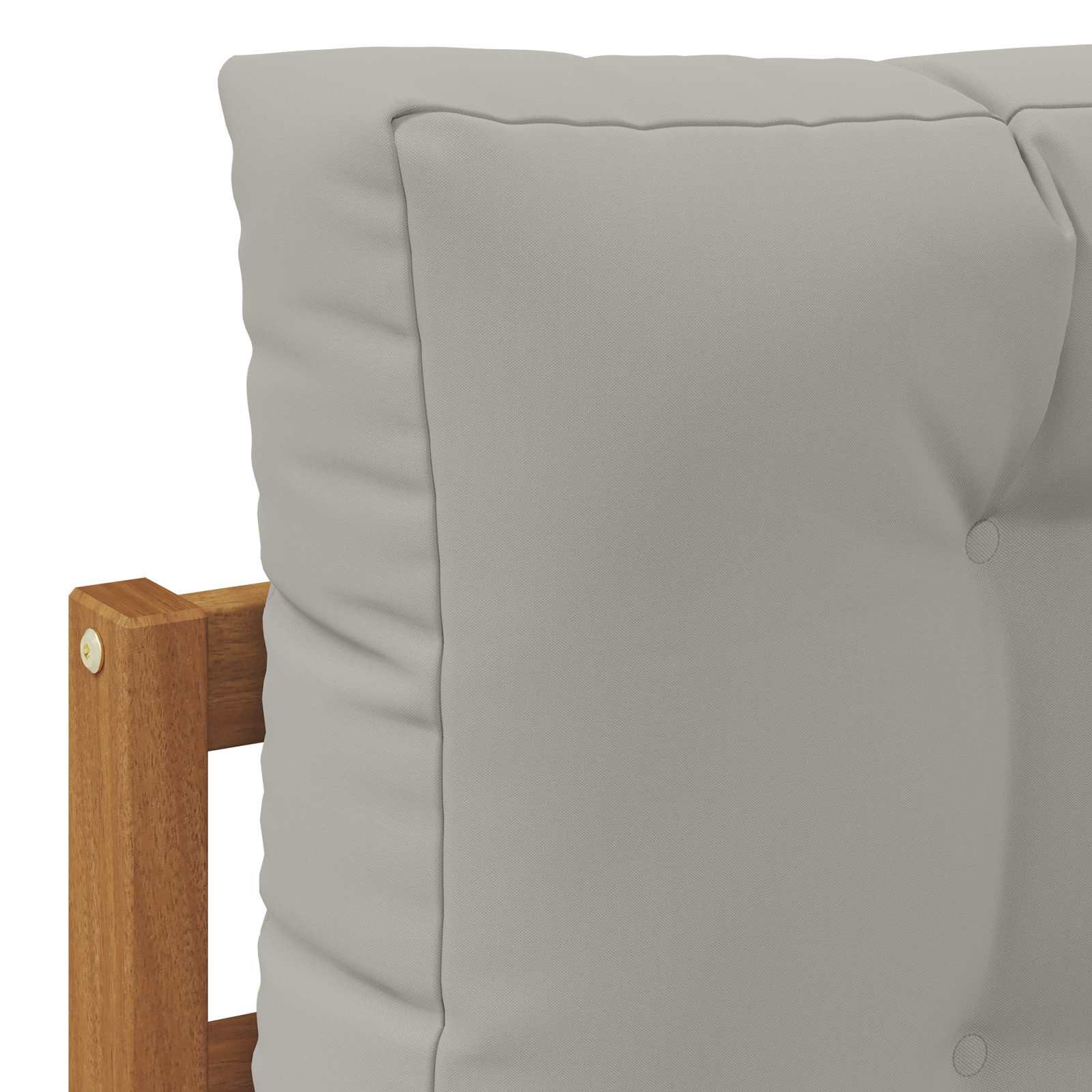 vidaXL Sofaelement Outdoor Ecksofa Massivholz Natur