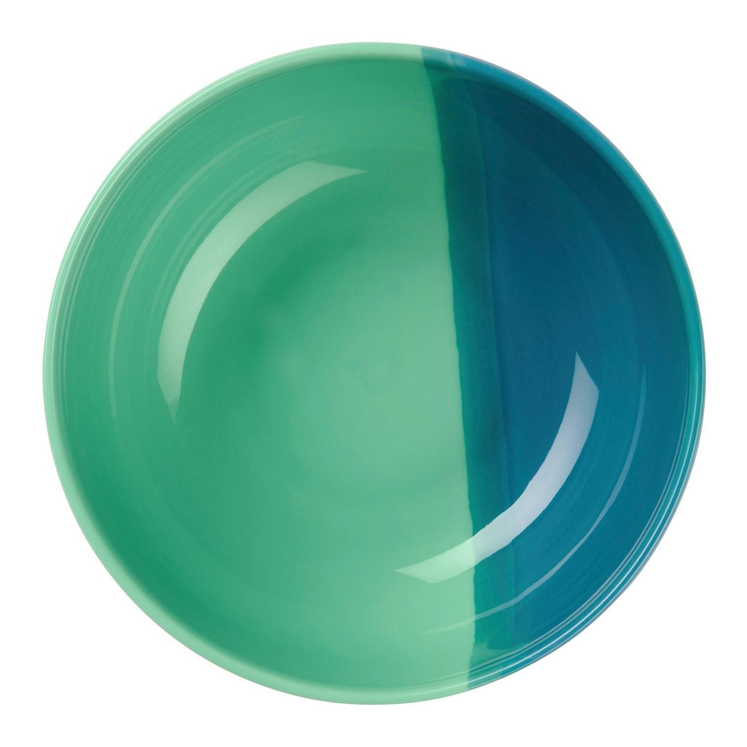 ASA SELECTION Müslischale Schale JOY, Ø 15,5 cm, Grün, Blau, Porzellan, (1-tlg), spülmaschinengeeignet