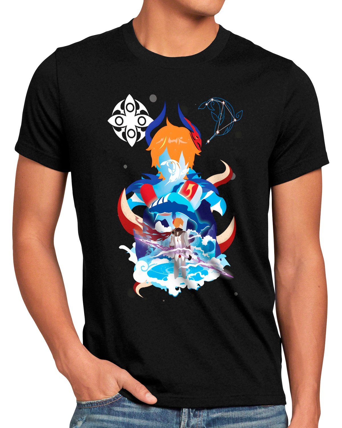style3 T-Shirt Harbinger genshin impact teyvat fantasy