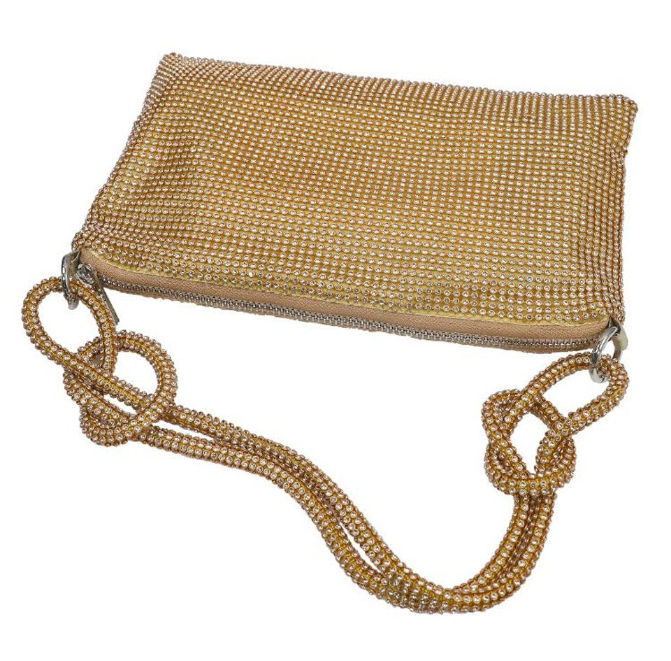Cachito Clutch Abendtasche für Damen, Umhängetasche, Kupplung für Zeremonie, Hochzeit/Party/Abschlussball/Box, Taschen aus Strass – Bild 5 von 5
