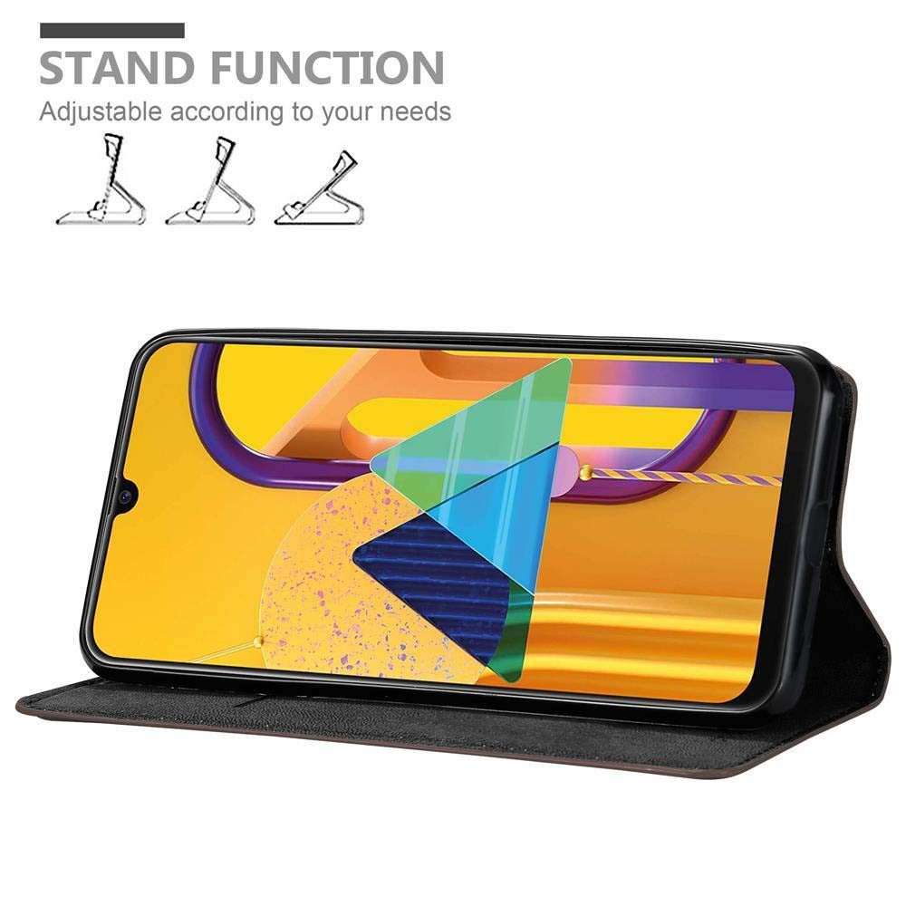 Cadorabo Handyhülle für Samsung Galaxy M21 / M30s Hülle Samsung Galaxy M21 / M30s, Hülle Schutzhülle mit Standfunktion, Magnetverschluss und Kartenfach