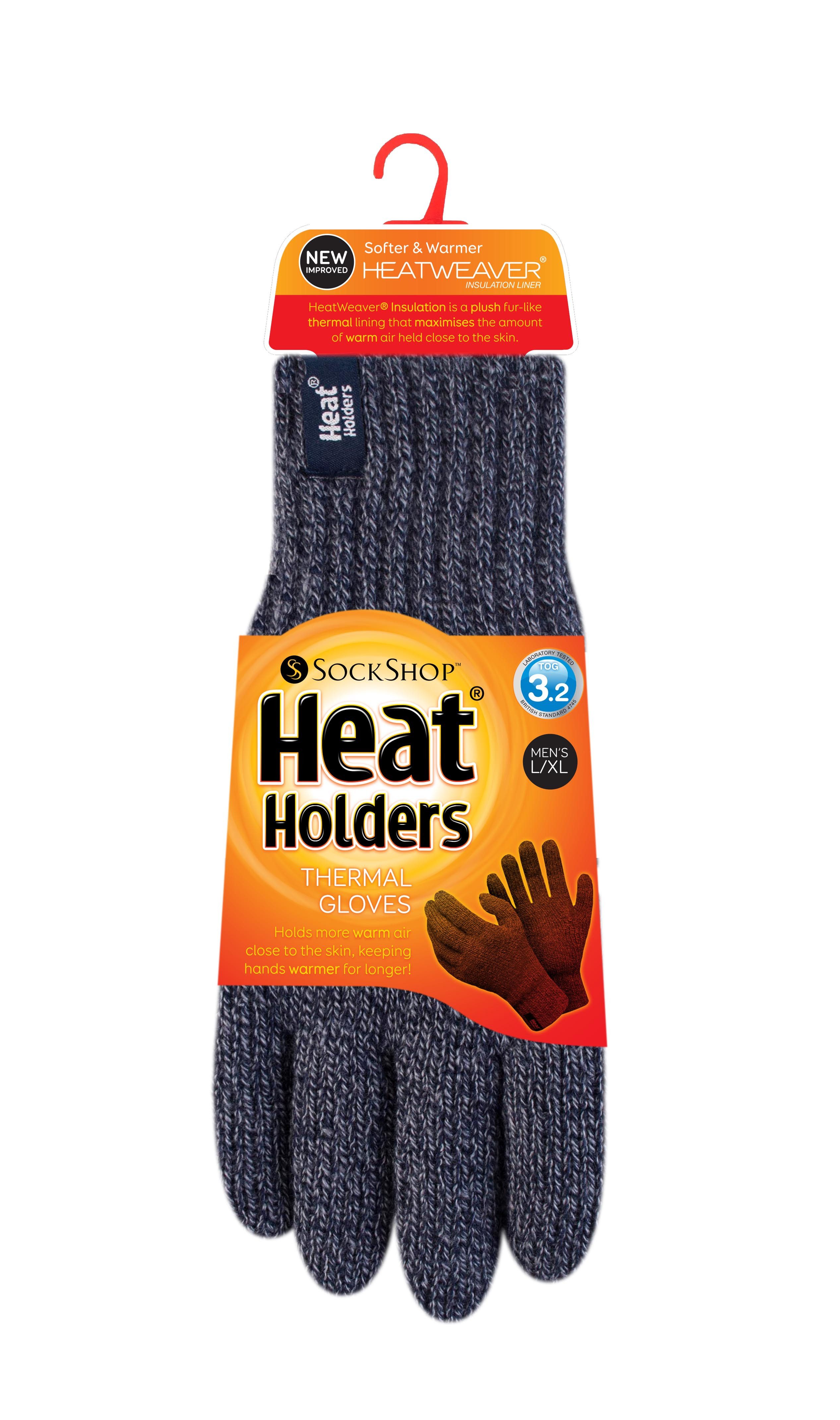 Heat Holders Strickhandschuhe Herren Navy günstig online kaufen