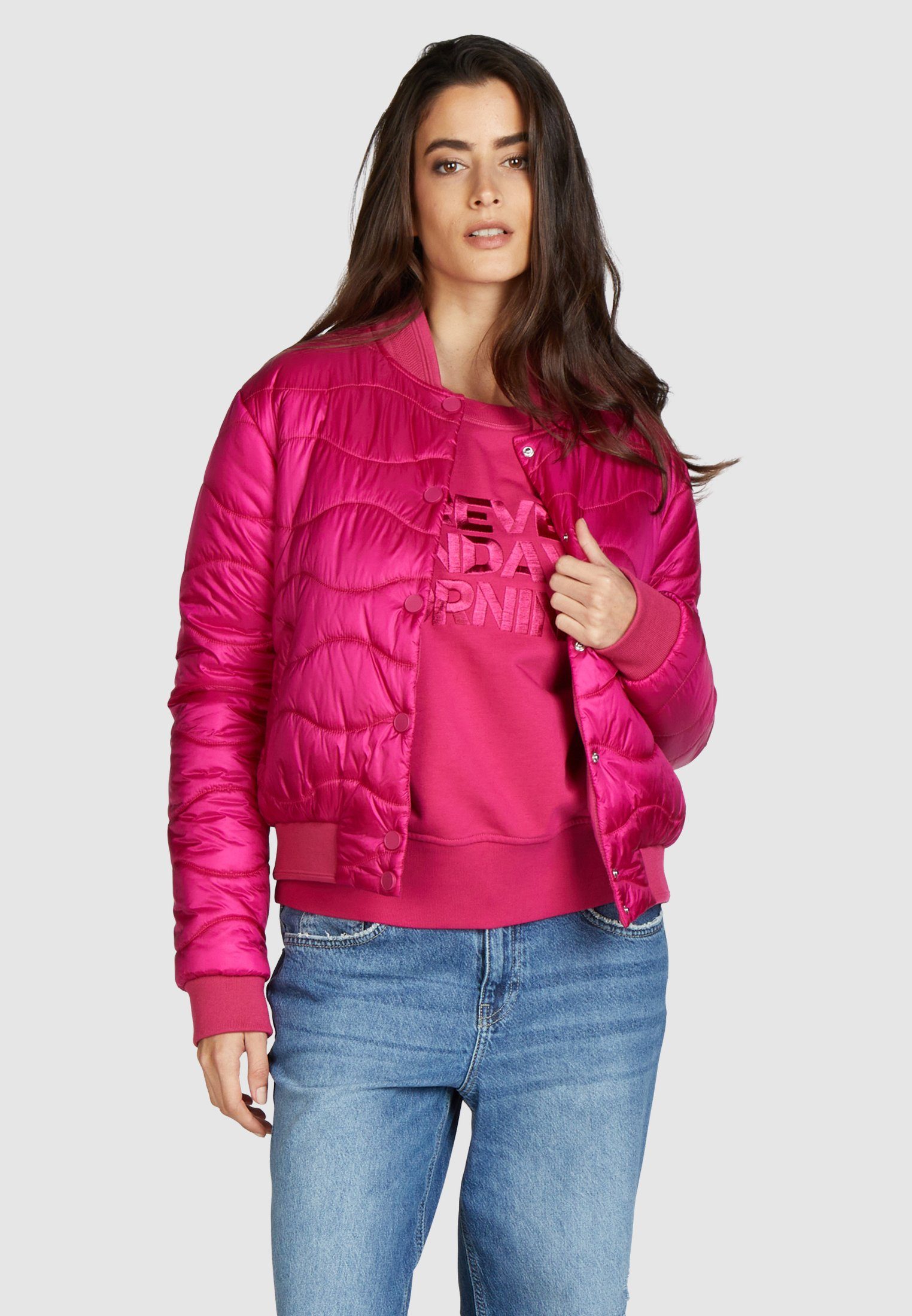 pink Bomberjacke AUREL in hot Steppoptik MARC