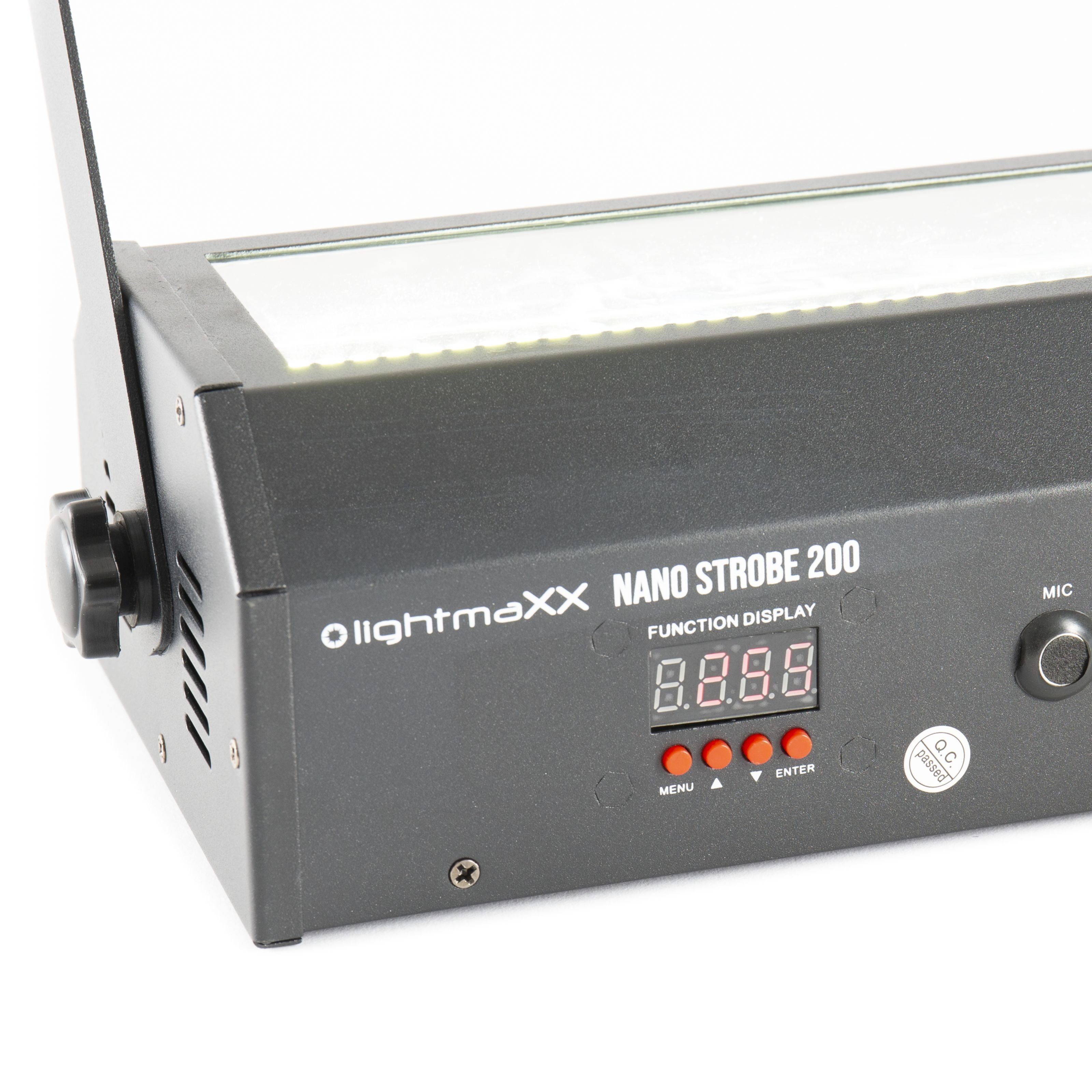 lightmaXX Discolicht, Nano Strobe 200 x 132 LEDs white 5050 Stroboskop - SMD